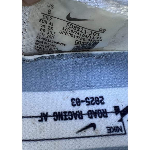 Nike Shoes Men Size 8 Air Zoom Alphafly NEXT% 3 Gridiron FD8311-101 main image 8